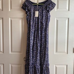 Brand new blue maxi summer dress
